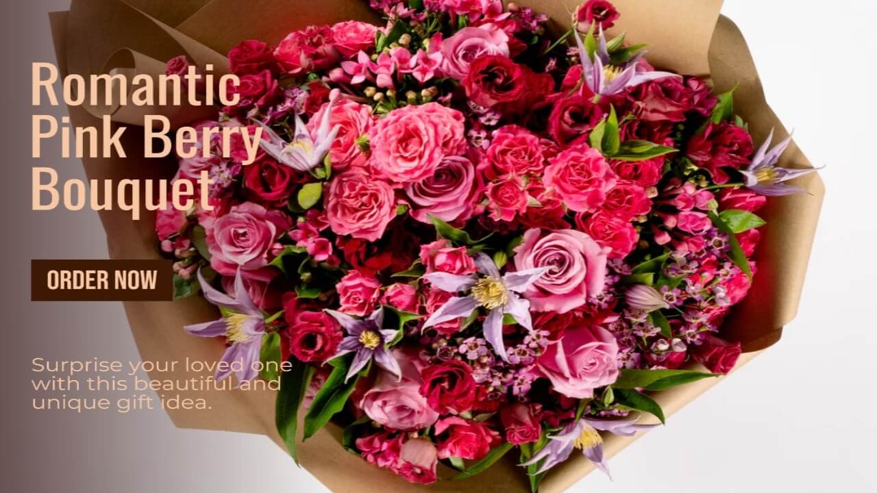 Pink Berry Bouquet: A Romantic Gift Idea for Any Occasion